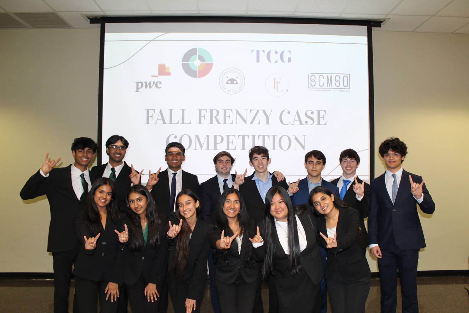 MISA members at the Fall Frenzy case competition